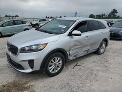 Salvage cars for sale at Houston, TX auction: 2019 KIA Sorento LX