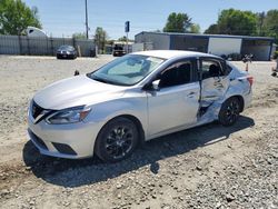 Salvage cars for sale from Copart Mebane, NC: 2019 Nissan Sentra S