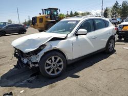 Salvage cars for sale at Denver, CO auction: 2010 Infiniti EX35 Base