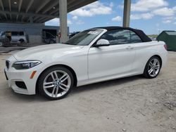 Salvage cars for sale at West Palm Beach, FL auction: 2015 BMW 228 XI