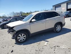 Salvage cars for sale from Copart Duryea, PA: 2012 KIA Sorento Base