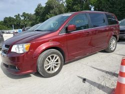 Salvage cars for sale from Copart Ocala, FL: 2018 Dodge Grand Caravan SXT