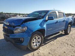 Salvage cars for sale at Houston, TX auction: 2021 Chevrolet Colorado LT