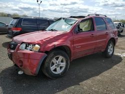 Salvage cars for sale at New Britain, CT auction: 2007 Ford Escape HEV