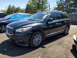 Salvage cars for sale from Copart Denver, CO: 2014 Infiniti QX60