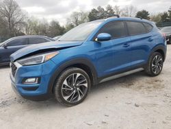 Salvage cars for sale at Madisonville, TN auction: 2021 Hyundai Tucson Limited