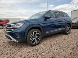 Salvage cars for sale at Phoenix, AZ auction: 2021 Volkswagen Atlas SEL Premium