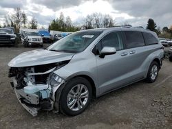 Salvage cars for sale from Copart Portland, OR: 2023 Toyota Sienna Limited