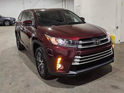 Copart GO Cars for sale at auction: 2017 Toyota Highlander LE