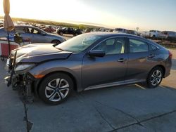 Salvage cars for sale from Copart Grand Prairie, TX: 2017 Honda Civic LX