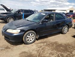 Salvage cars for sale from Copart Brighton, CO: 2001 Honda Accord EX