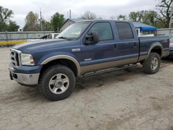 Salvage cars for sale at Wichita, KS auction: 2005 Ford F350 SRW Super Duty