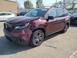 Salvage cars for sale at Moraine, OH auction: 2021 Honda Passport EXL