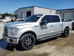 Salvage cars for sale at New Orleans, LA auction: 2017 Ford F150 Supercrew