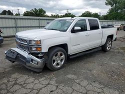 Salvage trucks for sale at Shreveport, LA auction: 2015 Chevrolet Silverado C1500 LT