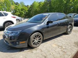 Salvage cars for sale from Copart Austell, GA: 2010 Ford Fusion SE