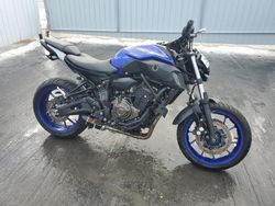 Salvage motorcycles for sale at Opa Locka, FL auction: 2020 Yamaha MT07