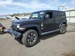 Salvage cars for sale at Pennsburg, PA auction: 2018 Jeep Wrangler Unlimited Sahara