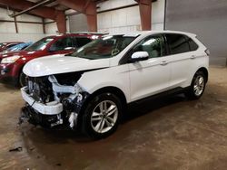 Salvage cars for sale at Lansing, MI auction: 2018 Ford Edge SEL