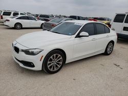 Salvage cars for sale at San Antonio, TX auction: 2016 BMW 320 I