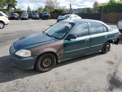 Salvage cars for sale from Copart San Martin, CA: 1999 Honda Civic Base