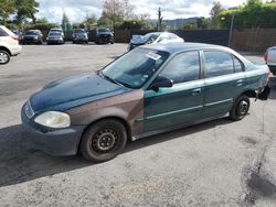 Honda Civic salvage cars for sale: 1999 Honda Civic Base