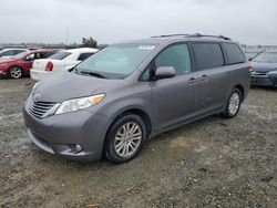 Salvage cars for sale at Antelope, CA auction: 2012 Toyota Sienna XLE