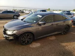 Salvage cars for sale at Houston, TX auction: 2019 Honda Civic Sport