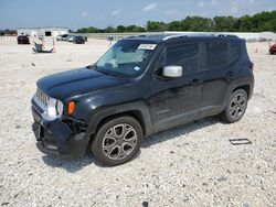 Salvage cars for sale at New Braunfels, TX auction: 2017 Jeep Renegade Limited
