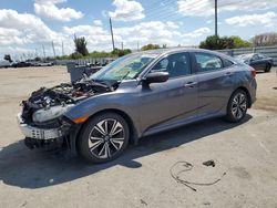 Salvage cars for sale from Copart Miami, FL: 2016 Honda Civic EX