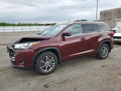 Toyota Highlander salvage cars for sale: 2017 Toyota Highlander SE