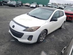 Salvage cars for sale at Montreal Est, QC auction: 2012 Mazda 3 I