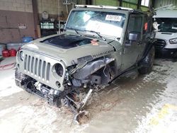 Jeep salvage cars for sale: 2015 Jeep Wrangler Unlimited Rubicon