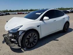 Salvage cars for sale from Copart Fresno, CA: 2023 Tesla Model Y