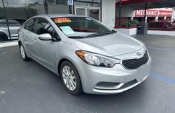 KIA Forte LX salvage cars for sale: 2015 KIA Forte LX