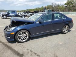 Salvage cars for sale from Copart Brookhaven, NY: 2014 Mercedes-Benz C 300 4matic