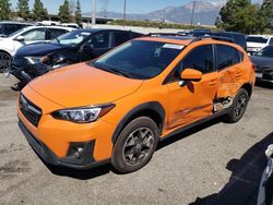 Salvage cars for sale from Copart Rancho Cucamonga, CA: 2018 Subaru Crosstrek Premium
