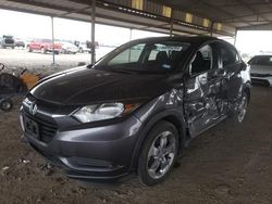 Salvage cars for sale at Houston, TX auction: 2018 Honda HR-V LX