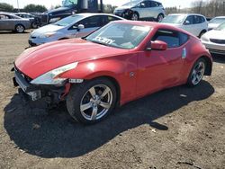Salvage cars for sale at East Granby, CT auction: 2009 Nissan 370Z