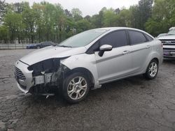 Salvage cars for sale at Austell, GA auction: 2016 Ford Fiesta SE