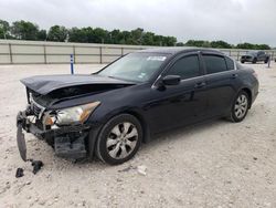 Salvage cars for sale from Copart New Braunfels, TX: 2010 Honda Accord EXL