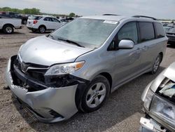 Salvage cars for sale at Kansas City, KS auction: 2019 Toyota Sienna LE