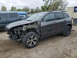 Salvage cars for sale at Wichita, KS auction: 2017 Jeep Cherokee Trailhawk