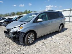 Salvage cars for sale at Lawrenceburg, KY auction: 2017 Toyota Sienna LE