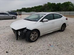 Salvage cars for sale from Copart New Braunfels, TX: 2019 Hyundai Elantra SEL