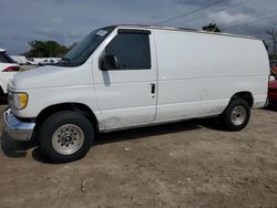 Salvage cars for sale from Copart Riverview, FL: 2000 Ford Econoline E150 Van