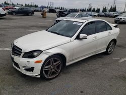 Salvage cars for sale from Copart Rancho Cucamonga, CA: 2014 Mercedes-Benz C 250