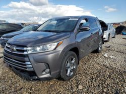 Toyota Highlander Vehiculos salvage en venta: 2018 Toyota Highlander Limited