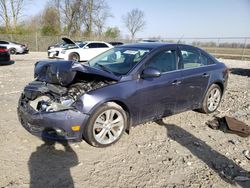 Salvage cars for sale from Copart Cicero, IN: 2013 Chevrolet Cruze LTZ