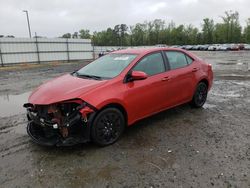 Salvage cars for sale from Copart Lumberton, NC: 2016 Toyota Corolla L